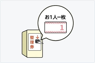 イラスト:整理券
