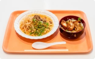 写真：メニュー例