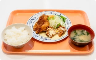 写真：メニュー例